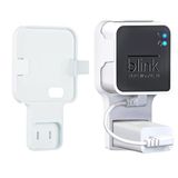 Blink Sync Modülü Montaj 2 için Outlet Duvar Montajı, Kısa Kablo, Dağınık Teller Yok, Blink Dış Mekan Kamerası için Duvar Montajı, Blink Dış Mekan ve İç Mekan Güvenlik Kamera Montajı için (2 adet)