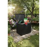 Bliss 140 Lt Sandık Bahçe Balkon Kiler Depolama Sandığı- Su Geçirmez, Dayanıklı Plastik Organizer