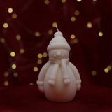 Bliss Beam Candle Decoration Yılbaşı Temalı Kardan Adam Dekoratif Kokulu Mum - 1 Adet