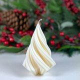 Bliss Beam Decoration Beyaz Dekoratif Yılbaşı Ağacı Amber Kokulu Soya Mum Küçük Boy - 1 Adet