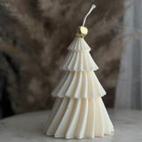 Bliss Beam Decoration Yılbaşı Çam Ağacı Dekoratif Sandal Kokulu Soya Mum Küçük Boy - 1 Adet