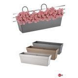Bliss Çok Renkli Yalı Saksı 10,8 Lt 50 Cm Plastik Bahçe Balkon Veranda Küpeşte Çiçek Saksısı