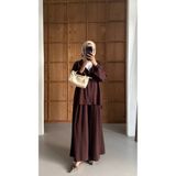 Bliss Kadın Tesettür Fermuarlı İkili Takım Salaş Hırka Bol Pantolon Günlük Giyime Uygun Oversize Rahat Kalıp