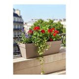 Bliss Serinova Yalı Saksı 10,8 lt 51 cm Plastik Bahçe Balkon Veranda Çit Küpeşte Çiçek Saksısı