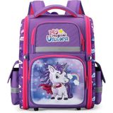 bliss umbrella Unicorn Ortopedik Kolej Çantası - Fuşya - Mor