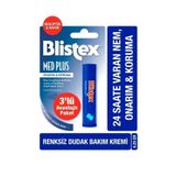 Blistex Medplus Stick - Kuruyan Ve Çatlayan Dudaklar Için Yoğun Bakım Dudak Kremi X3