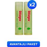 Blistex Sensitive Mint Melon Doğal Nane Ve Kavun Özlü Nemlendirici Dudak Bakım Kremi x2 Besleyici Özellik