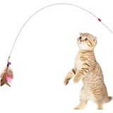 Blitzen Tüylü Kedi Oyun Oltası, 90cm Uzunluğunda Kedi Oyuncağı