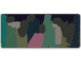 BLITZPAW Uzun Oyun Mouse Pad 80 x 30 cm, Genişletilmiş Anime Fare Altlığı, Kaymaz Tabanlı Büyük Masa Altlığı, Oyun ve Ofis için Dikişli Kenarları ile Tam Klavye Matı (Yabani Otlar Çiçekler)