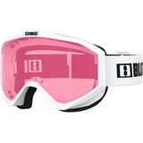 Bliz Liner Beyaz Çerçeve Pembe Lens Kayak Gözlüğü - S - M