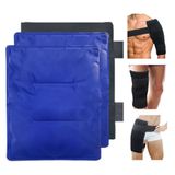 Blobuste Yaralanmalar için Büyük Jel Buz Paketi (11"x14") Omuz Rotator Manşet için 2 Paket Yeniden Kullanılabilir Buz Paketi, Diz Değiştirme Cerrahisi, Sırt Ağrısı Giderici, Kalça Soğuk Paket Sarma, Kapaklı