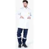 BLOCER Blocer Hakim Yaka Önlük ESD - Beyaz - 2XL