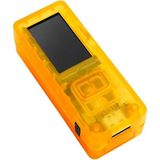 Blockstream Jade - Bitcoin Donanım Cüzdanı Soğuk Cüzdan - Kamera - Bluetooth - Usb-C - 240 Mah Pil - Bitcoin Çevrimdışı Güvenli (Şeffaf Turuncu)