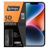 Blogy iPhone 14/13 / 13 Pro Flexi 5D Tam Korumalı HD Nano Dayanıklı Esnek Ekran Koruyucu
