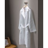 Blois %100 Pamuk Unisex Bornoz - Beyaz - Lüks Koleksiyon