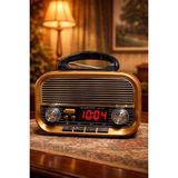 BLOMSTER Everton Rt-723 Dijital Göstergeli Bluethoot Nostajık Radyo Müzik Çalar