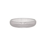 Blomus -LITO- Bowl | Yüksek kaliteli çelikten meyve kasesi | Mourning Dove destekli dekoratif kase | Boyut L | 8H Ø 36 cm