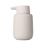 Blomus Sono Sabunluk, seramik, plastik, silikon, ay ışını, Y 14 cm, D 9,5 cm, Ø 8,5, V 0,25 l