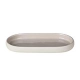 blomus Sono Tepsi, Seramik, Silikon, Moonbeam, Y 2,5 cm, G 10 cm, D 19 cm