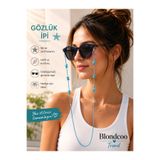 Blondcoo Trend Deniz Yıldızı Boncuklu Gözlük İpi Gözlük Askısı Gözlük Zinciri