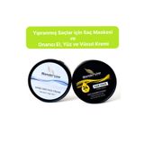 Blonder Line 2'li Onarıcı Yanmış, Yıpranmış Saçlar Için Saç Maskesi ve Onarıcı El, Yüz ve Vücut Kremi