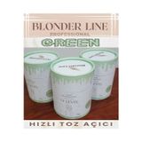 Blonder Line Yüksek Performanslı Hızlı Toz Saç Açıcı Yeşil 1 Kg X 3 Adet