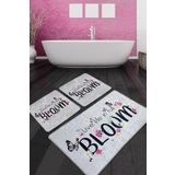 Bloom Banyo Halısı Djt 3lü Set