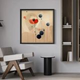 Bloom Soyut Traverten Dokulu Tablo