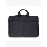 Bloom Urban Shell Pro 16" Noir Black Hakiki Deri Laptop / Macbook Çantası