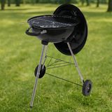 Blooma Eiğer 44 cm Kömürlü Mangal Siyah Renk Kapaklı 5 kg Ağırlığında Kullanışlı Tasarım