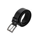 BloomBelt Cosmic Black Hakiki Deri Erkek Kemer-115cm