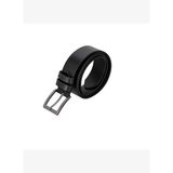 BloomBelt Cosmic Black Hakiki Deri Erkek Kemer-120cm
