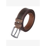 BloomBelt Espresso Brown Hakiki Deri Erkek Kemer-105cm