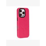 BloomCase Aeris Electric Fuchsia iPhone 16 Pro Max MagSafe Hakiki Deri Kılıfı