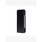BloomCase Magic Wallet Onyx Black Apple iPhone 17 Pro Max(6.9") Hakiki Deri Çıkarılabilir Cüzdanlı Telefon Kılıfı