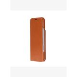 BloomCase Magic Wallet Tan Apple iPhone 17 Pro (6.3") Hakiki Deri Çıkarılabilir Cüzdanlı Telefon Kılıfı