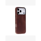 BloomCase Mono Saddle Brown Apple iPhone 17 Pro max (6.9") Hakiki Deri MagSafe Kılıf
