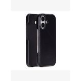 BloomCase Ultimate Jacket Obsidian Black Apple iPhone 17 (6.3") Hakiki Deri Kılıf