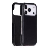 BloomCase Ultimate Jacket Obsidian Black – Apple iPhone 17 Pro (6.3") Hakiki Deri Kılıf