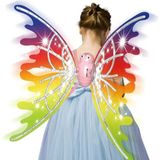 Bloomie Dıy LED Işıklı Hareketli Müzikli Kelebek Kanatları Seti Maxi Boy - Renkli - Standart