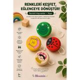 Bloomin 1 Adet Ahşap Hayvan Figürlü Yoyo Oyuncağı | Eğitici ve Eğlenceli Ahşap Yoyo Bebek - Çocuk Ahşap Oyuncak