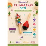 Bloomin Zilli Marakas ve Uğurböceği Marakas Seti