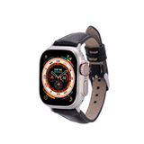 BloominBag Apple Watch Bloomband Onyx Deri 44/45/46/49 mm Siyah Akıllı Saat Kordon