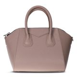 BloominBag Aria Mink Taupe Medium Hakiki Deri Kadın El Omuz Çantası
