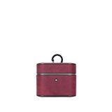 BloominBag Aurel Clip Fuchsia Bloom Charm Case Fuşya Deri Airpods 3 Kılıfı