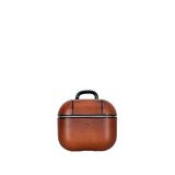 BloominBag Aurel Snap Charm Taba Deri Airpods 3 Kılıfı