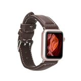 BloominBag Bloomband Crimora Kahve Deri Apple 44/45/46/49 mm Watch Kordonu