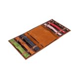 Bloominbag Bloomband Saddle Heritage Akıllı Saat Çantası - Triple Deri Saat Kordonu Organizer