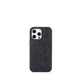 Bloominbag Bloomcase Aeris Obsidian Black Iphone 16 Pro Deri Magsafe Uyumlu Telefon Kılıfıı - Siyah