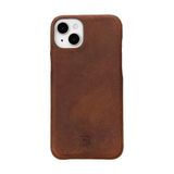 Bloominbag Bloomcase Apple Iphone 16 (6.1") Saddle Brown Hakiki Deri Telefon Kılıfı
